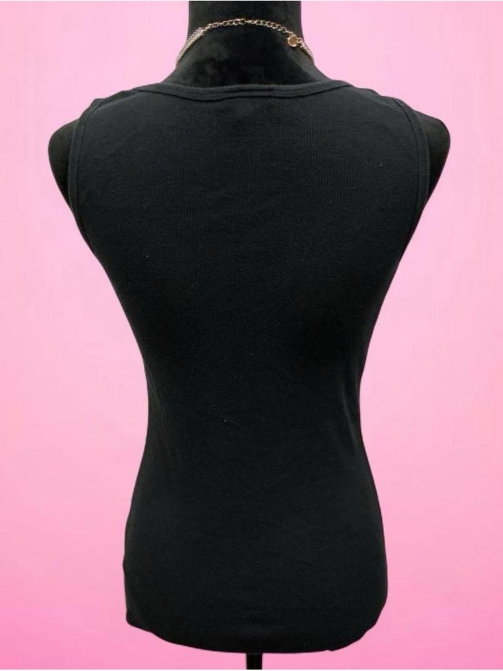 Allen B. By Allen Schwartz Black Tank with Bow Detail - Picture 4 of 8